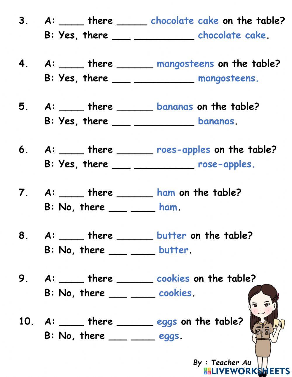 Test 1 there is there are online exercise for live worksheets