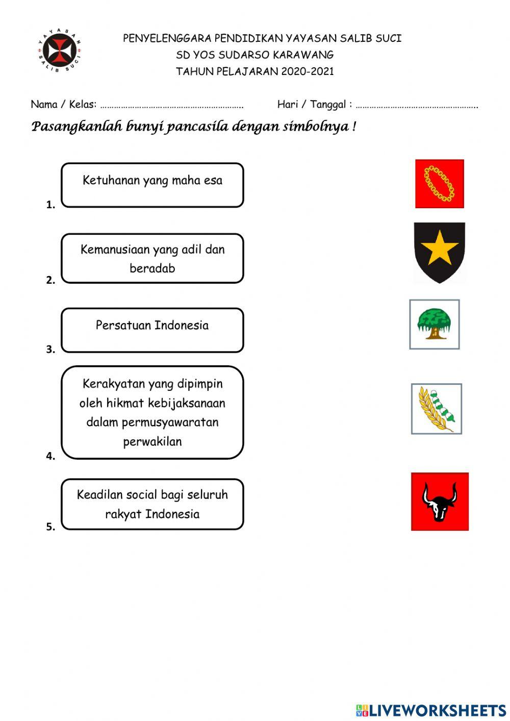 Pancasila dan lambangnya