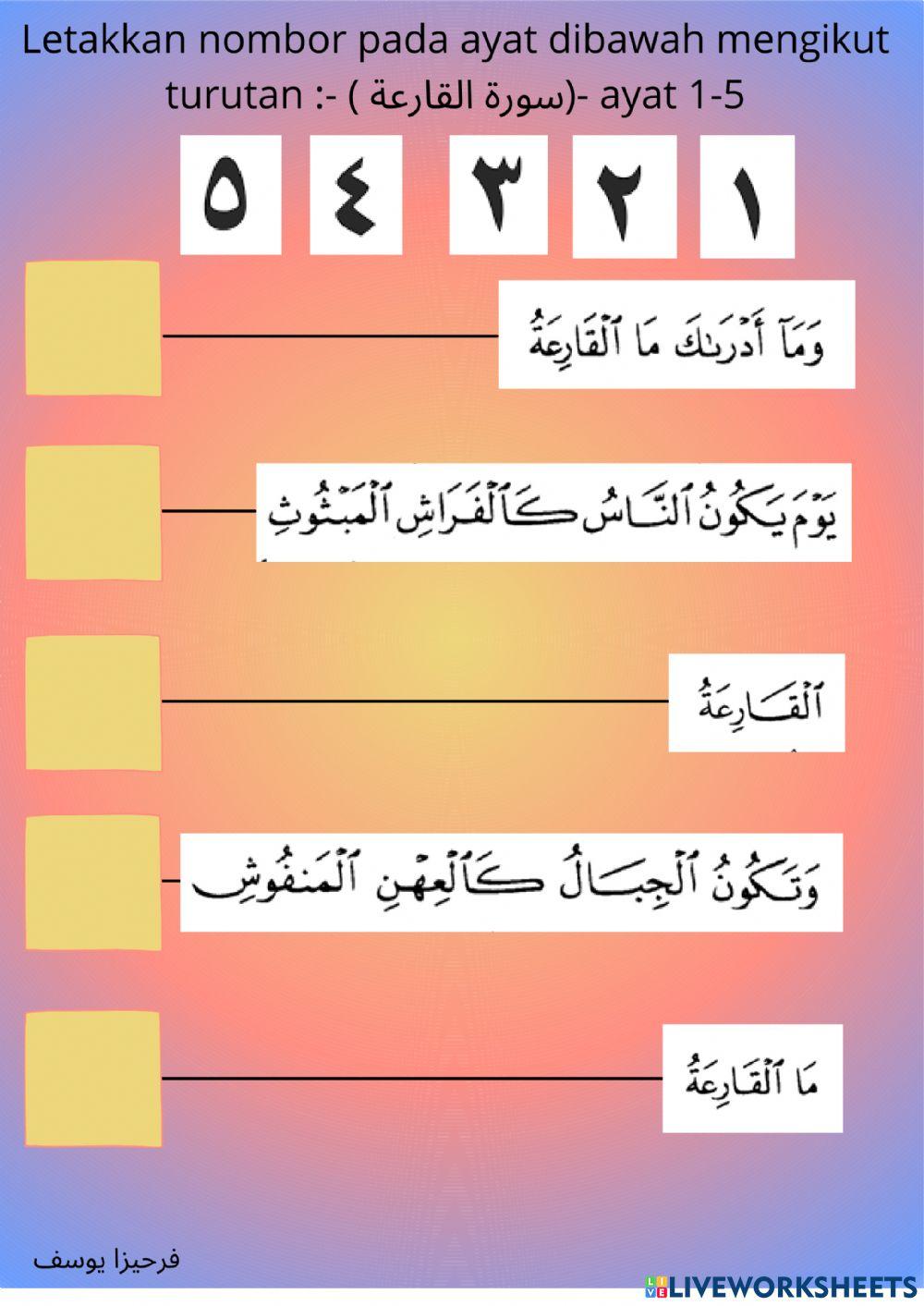 Surah al-Qariah (1-5)