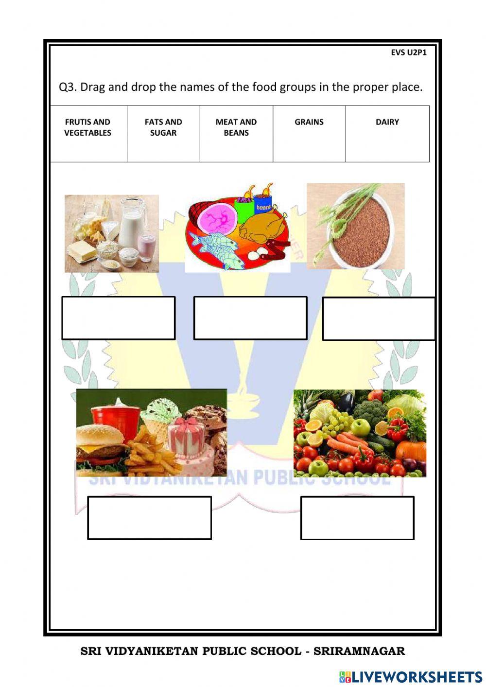 Food and food groups