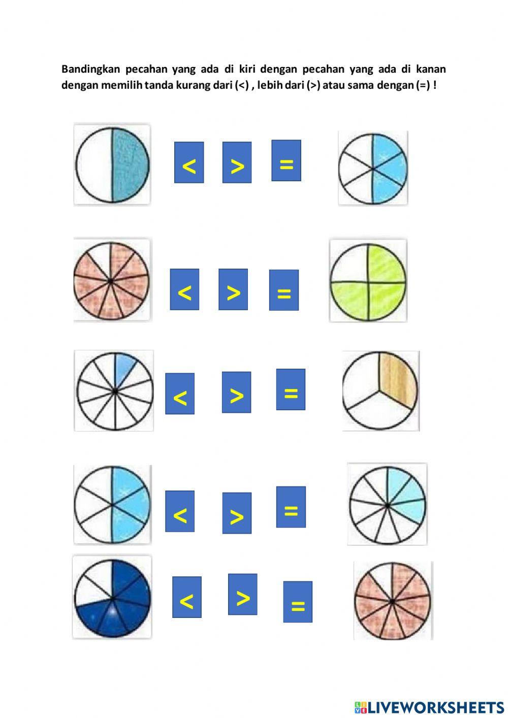 Lkpd perbandingan pecahan