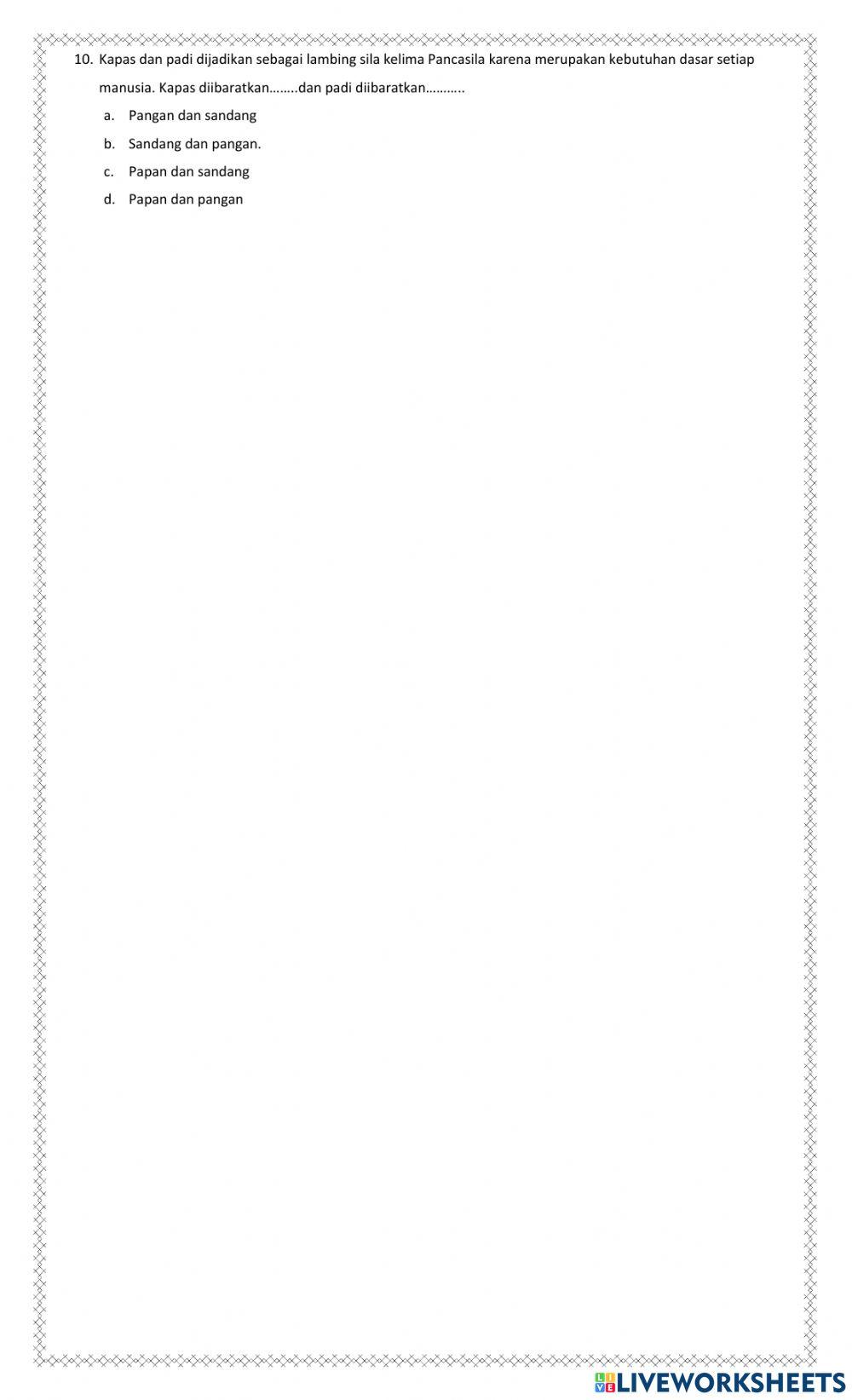 LKP PPKn Nilai-nilai Pancasila