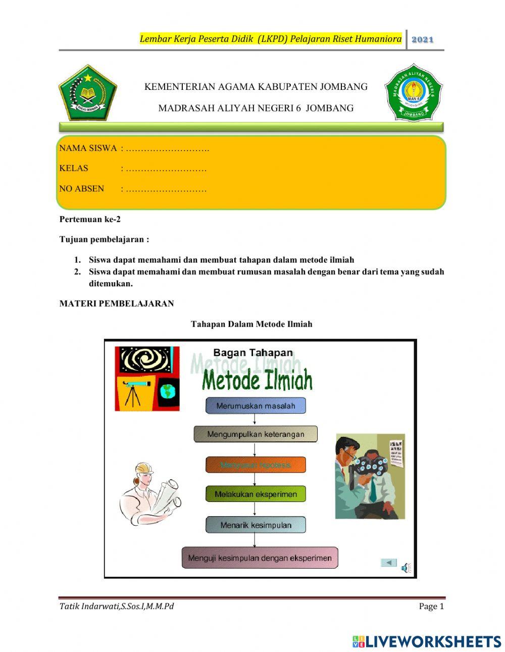 Riset pertemuan ke-2