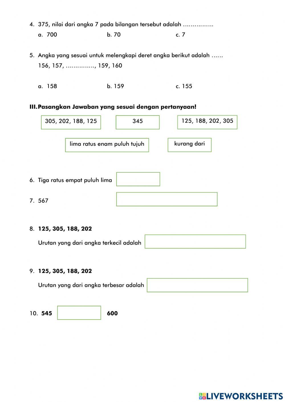 Soal Contoh Pelatihan LKPD 2021