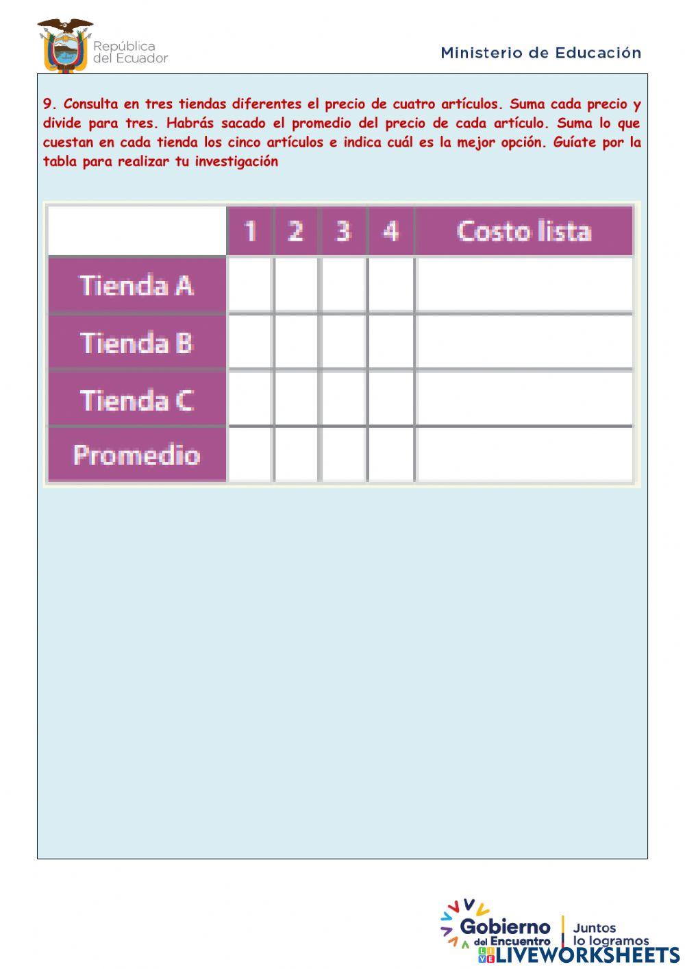 Multiplicación y división de números racionales