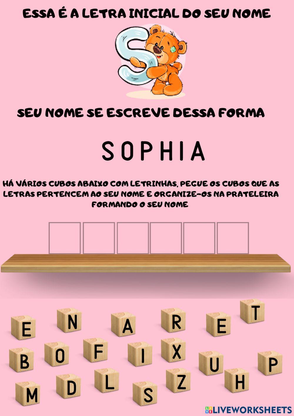 Nome Próprio - Sophia