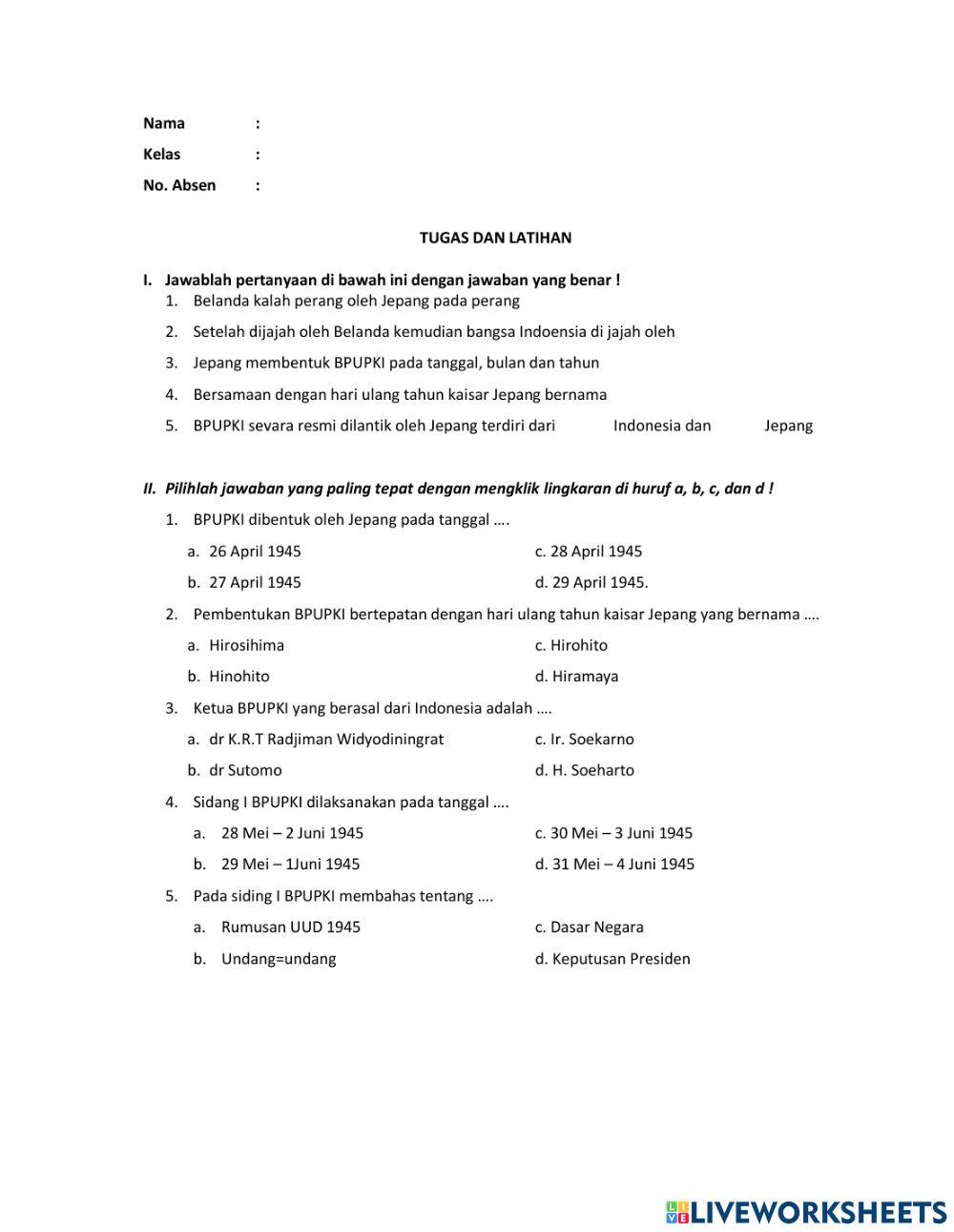 Perumusan Pancasila sebagai Dasar Negara