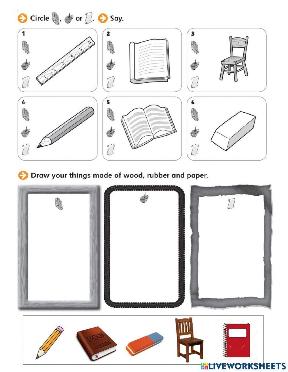 Minikids unit 1 school objects