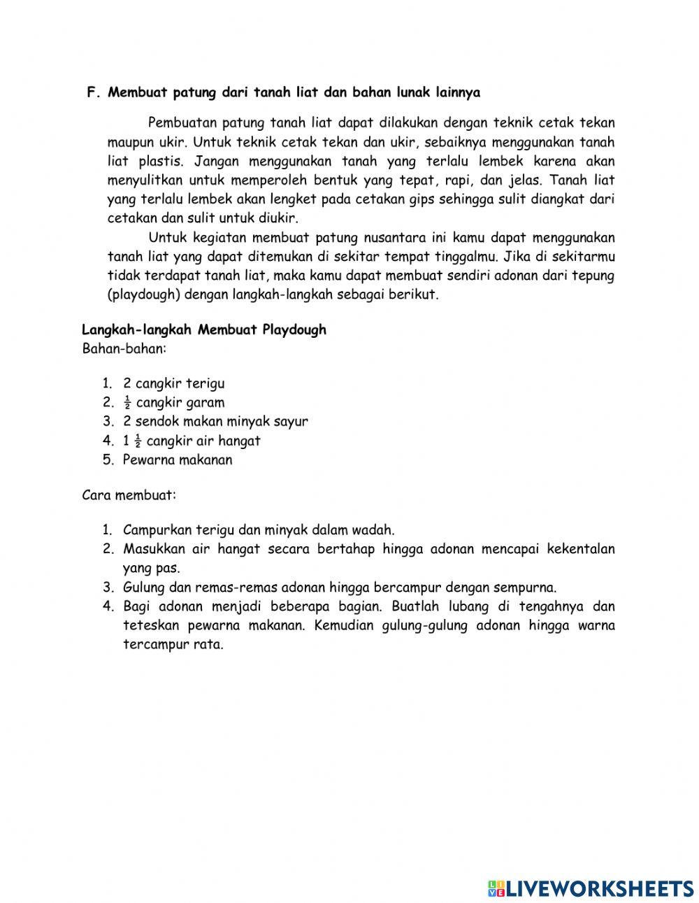 Materi Patung Nusantara