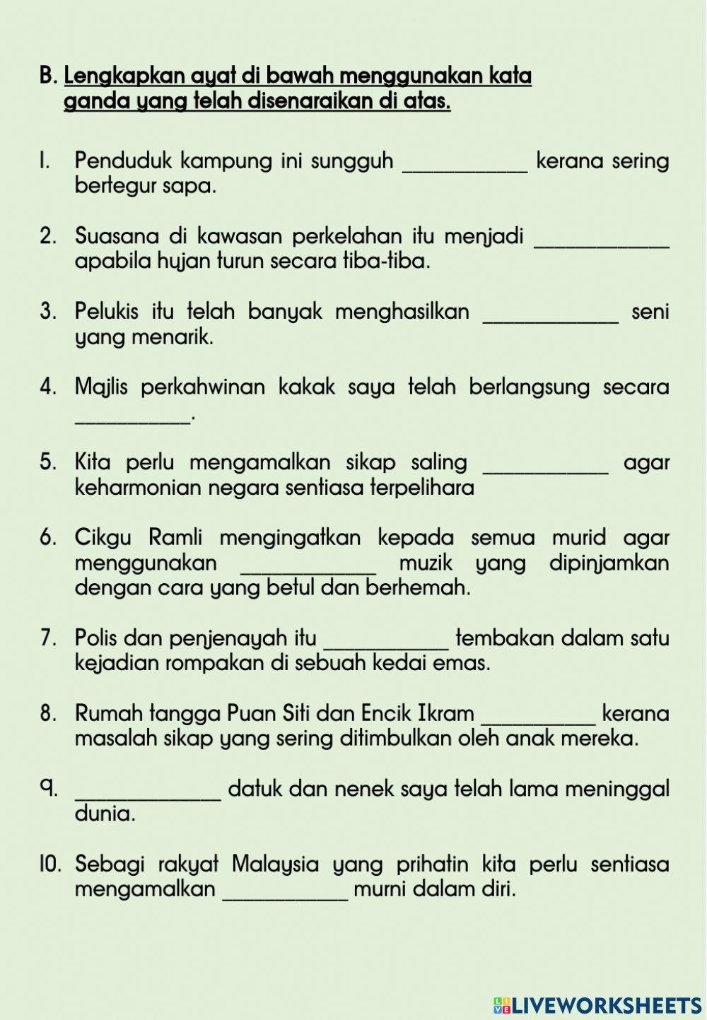 Penilaian kata ganda