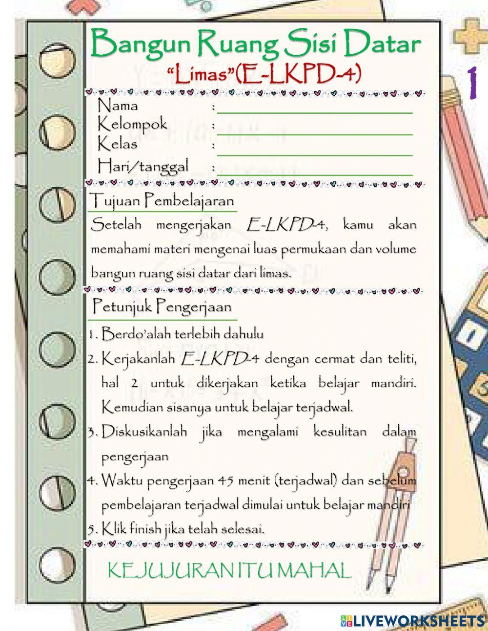 Bangun Ruang Sisi Datar-Limas
