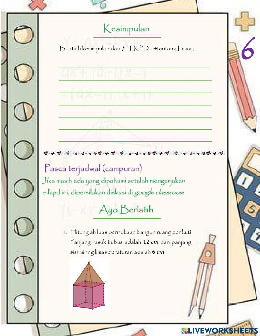 Bangun Ruang Sisi Datar-Limas