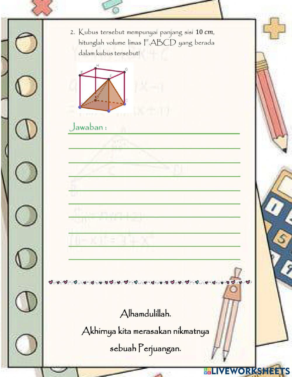 Bangun Ruang Sisi Datar-Limas