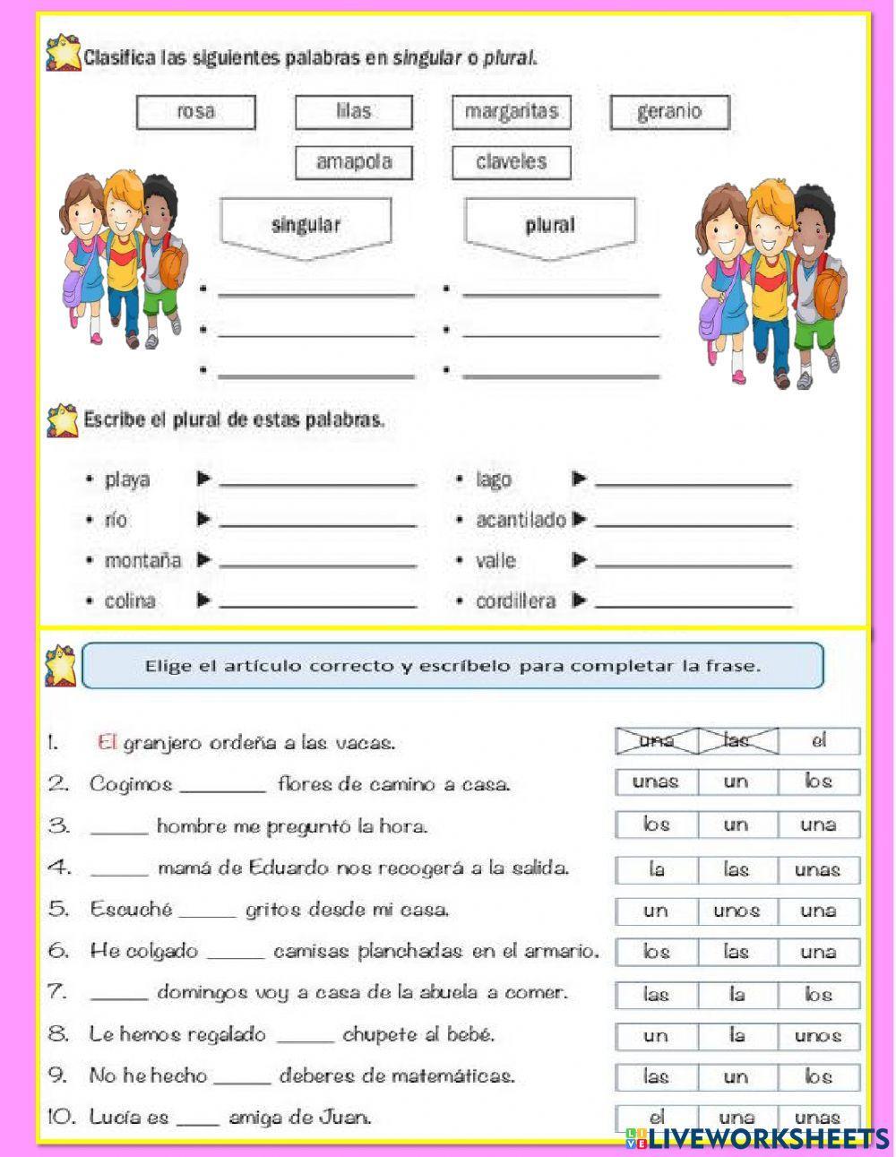 El sustantivo El sustantivo