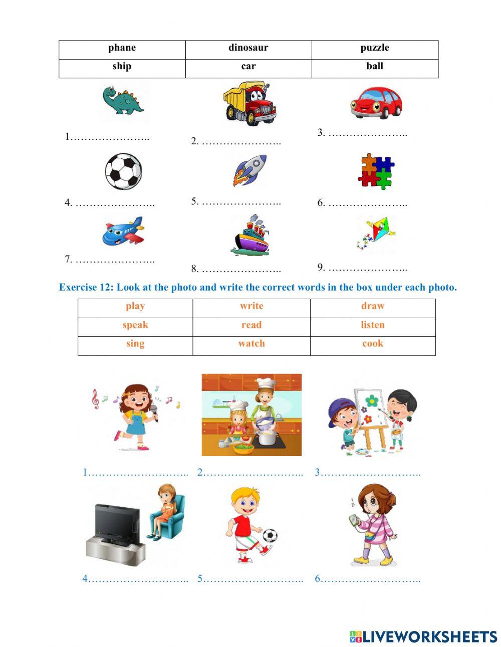 Grade 3- review vocab- ki2