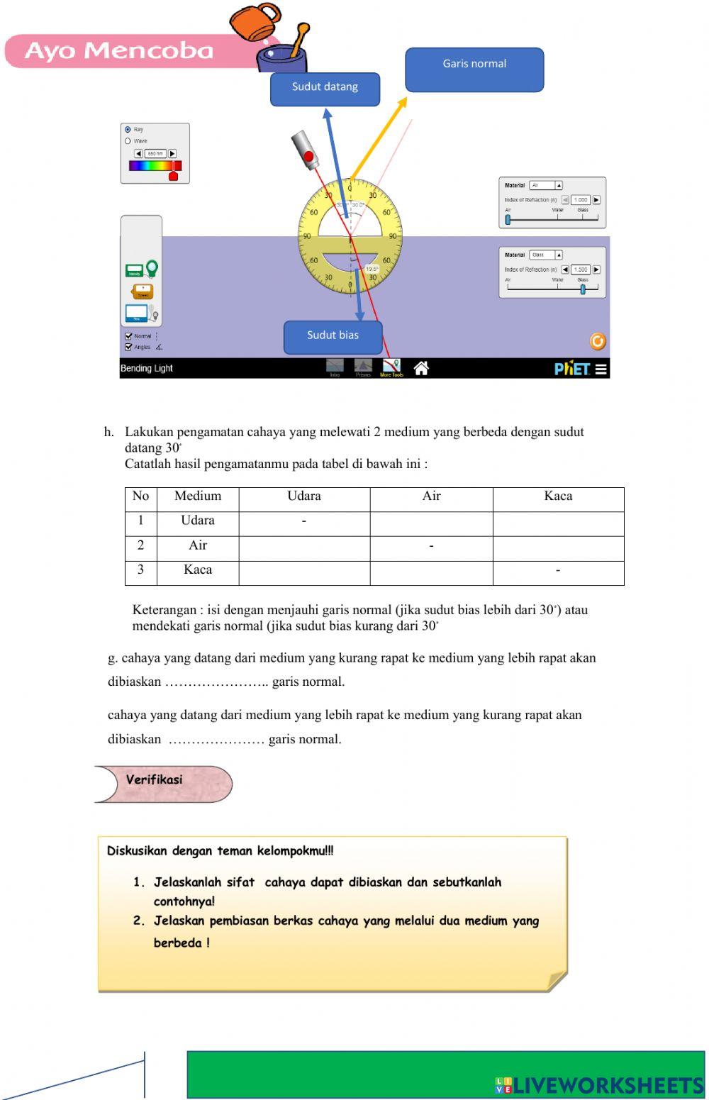 Lkpd pembiasan cahaya