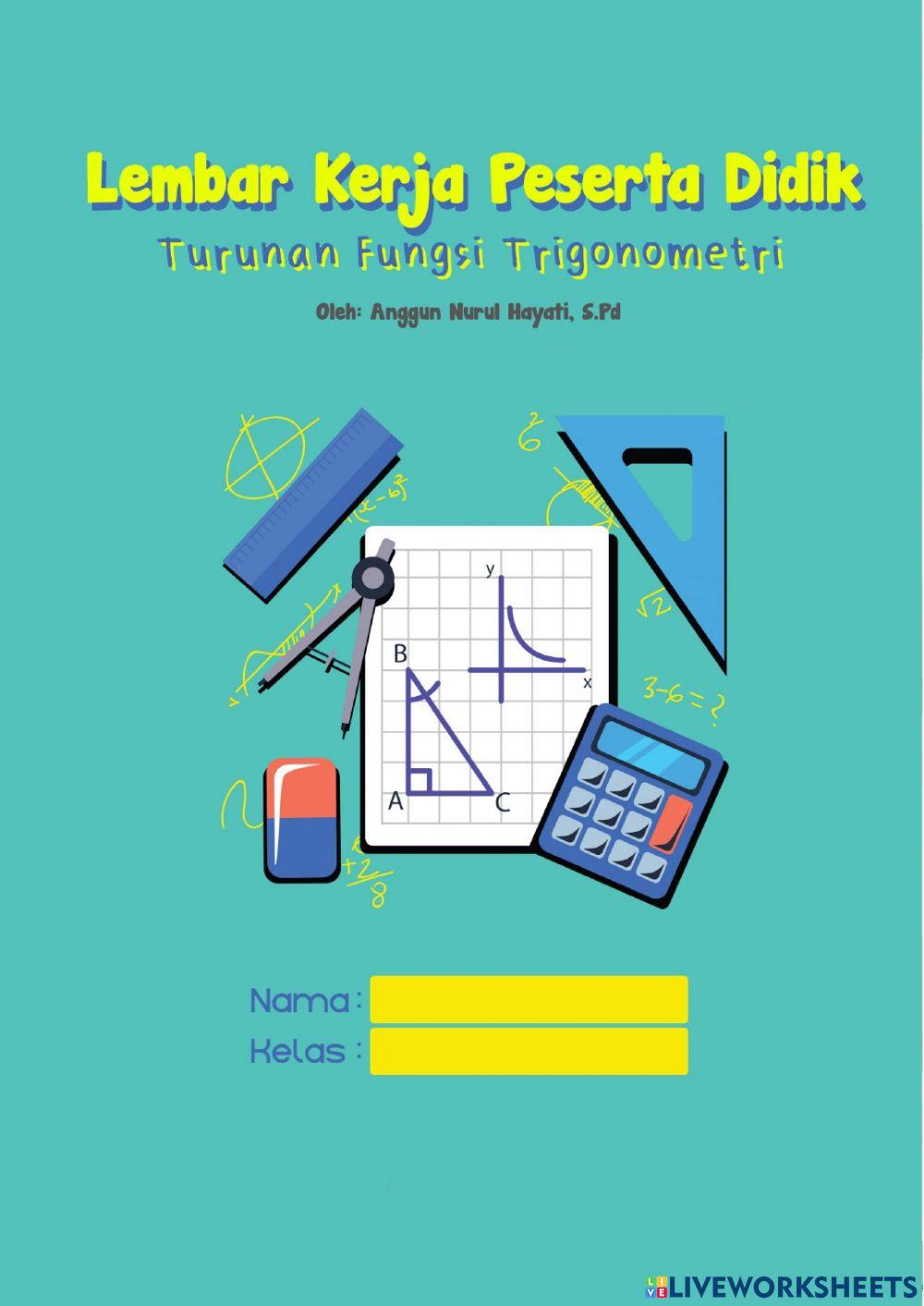 Lkpd turunan fungsi trigonometri - pelatihan e-guru