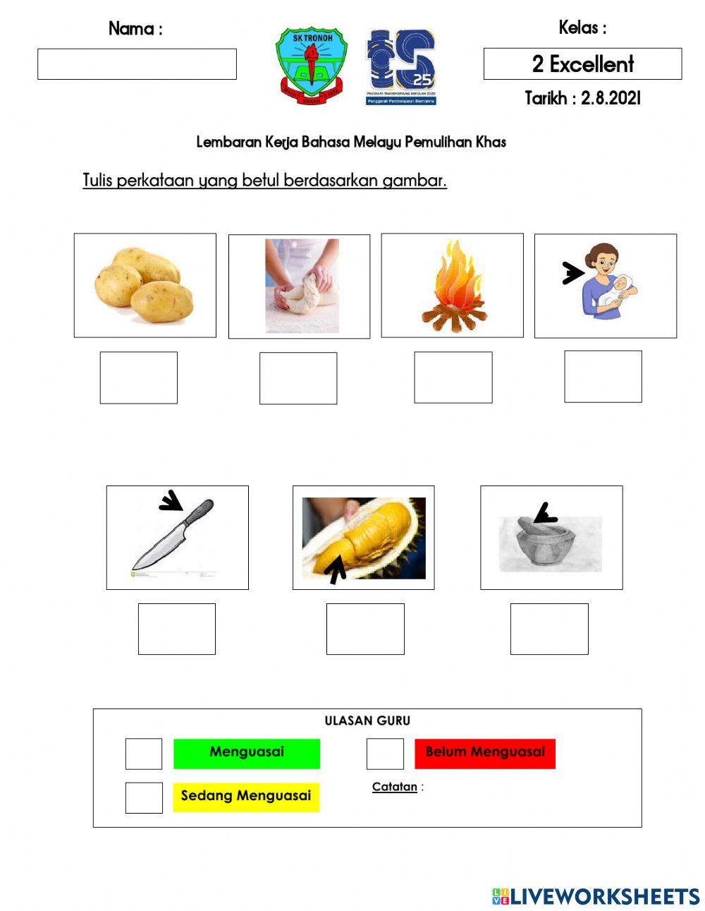 Kemahiran 6 : Perkataan V+KV
