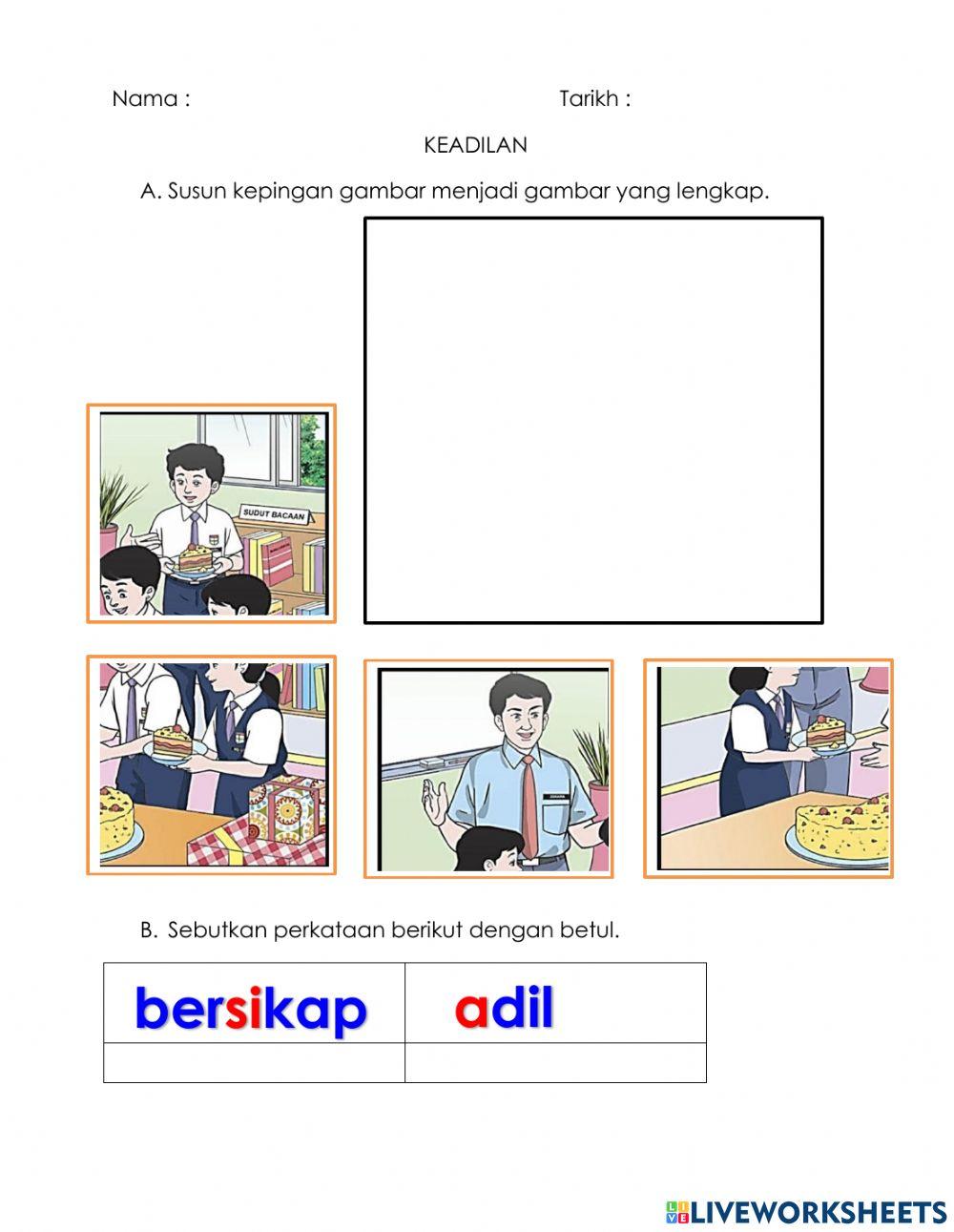 Bersikap adil di dalam bilik darjah