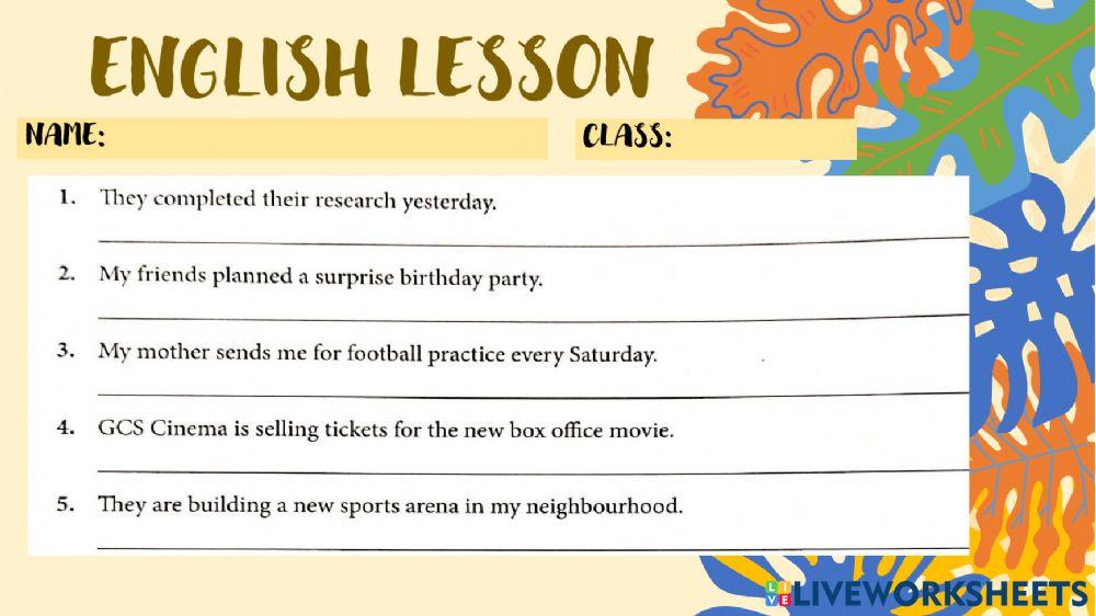 Unit 6 passive voice