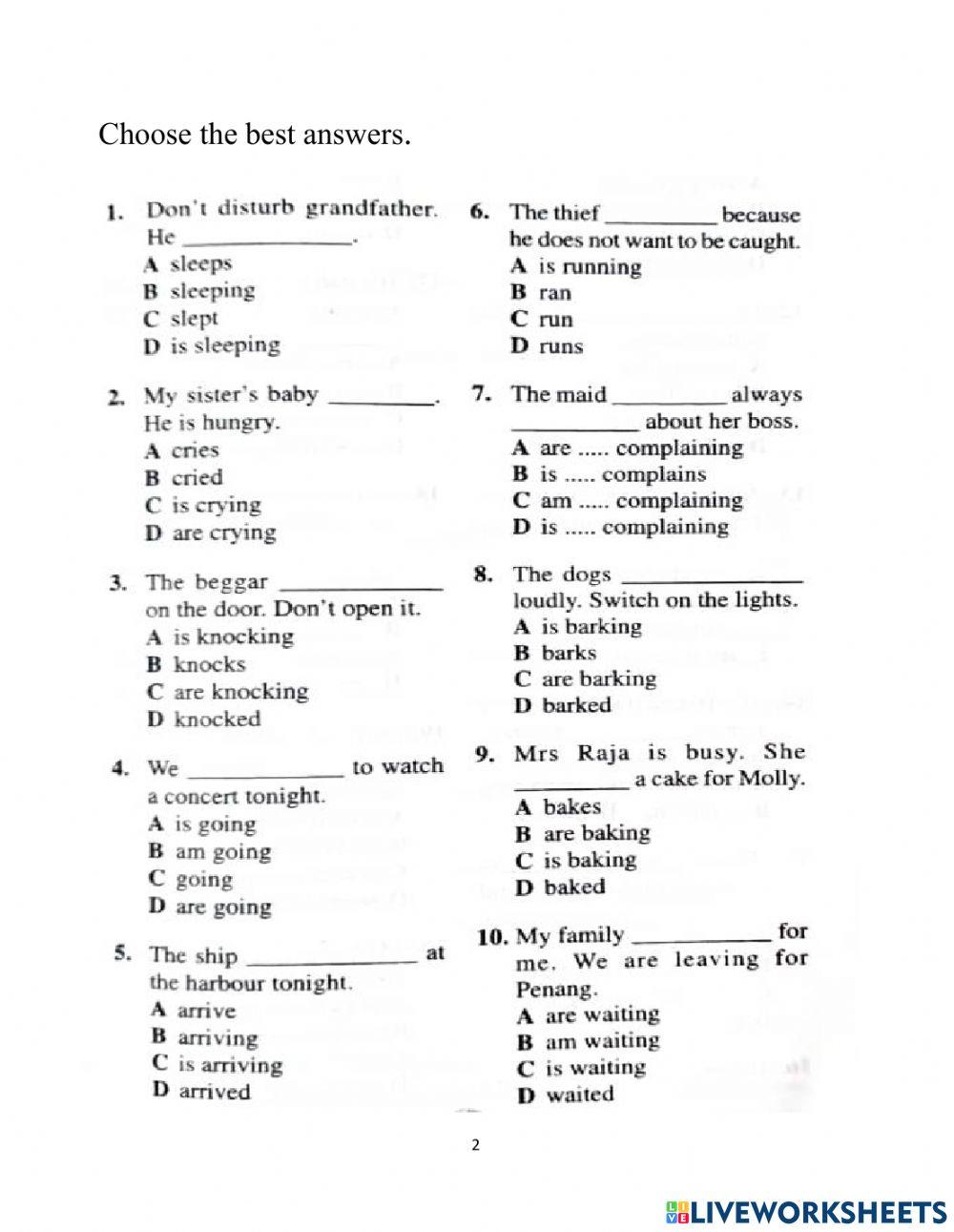 Form 1 English Sem 1 