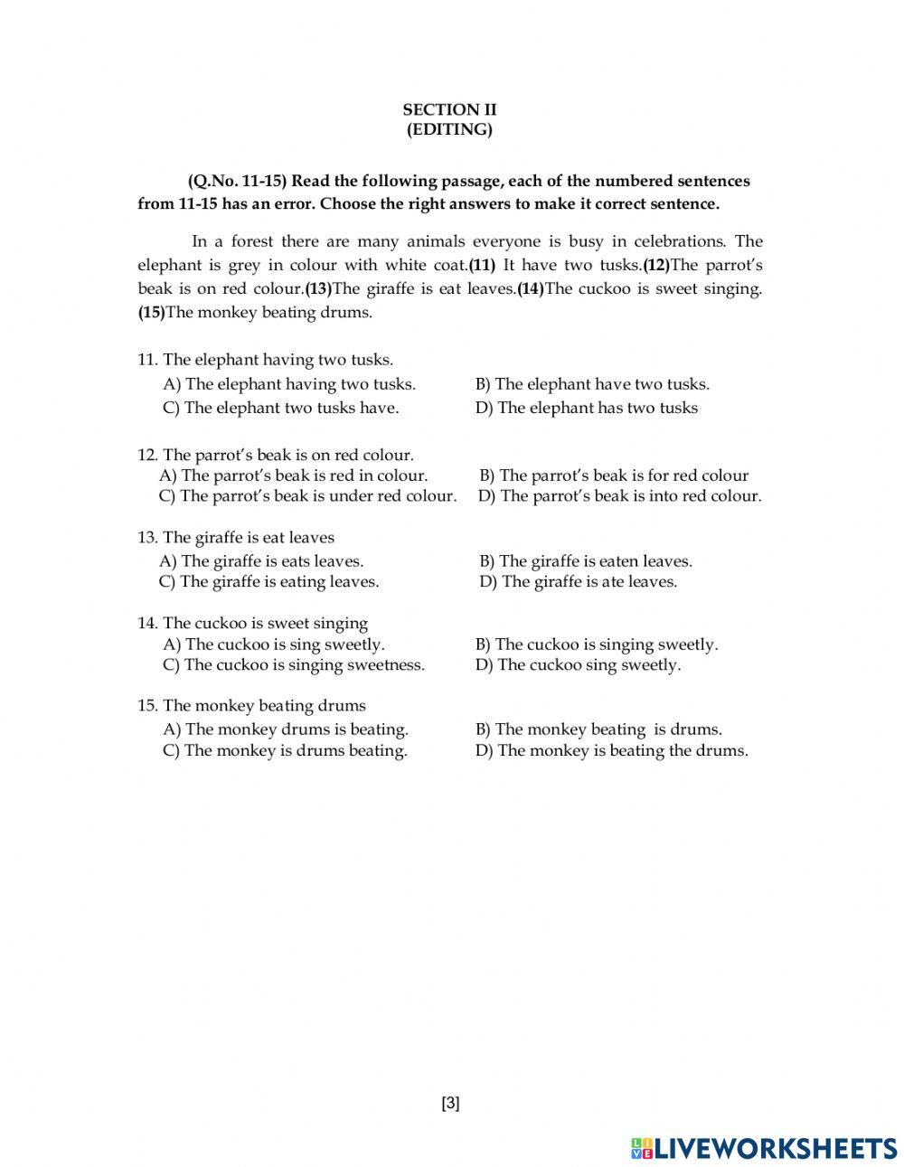 Class vi unit-i facesheet