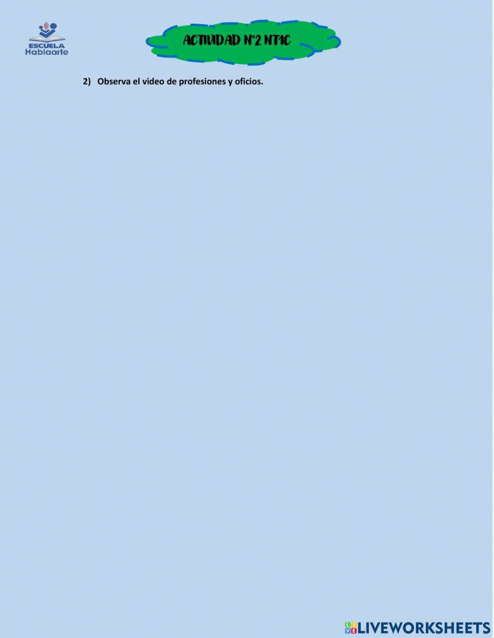 Oficios y profesiones