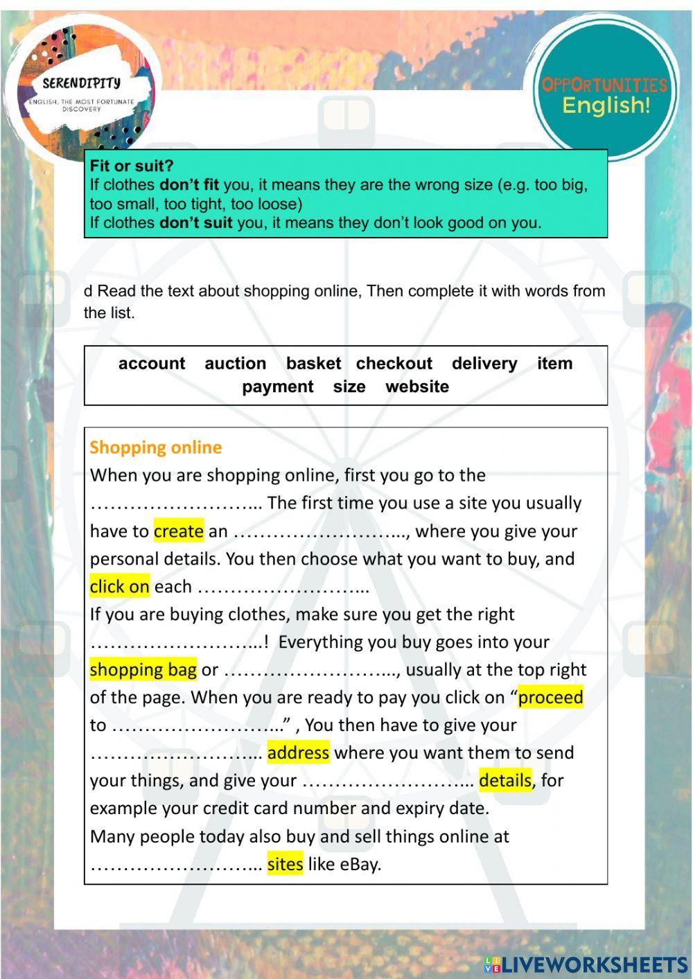 Unit 4B, pre intermediate