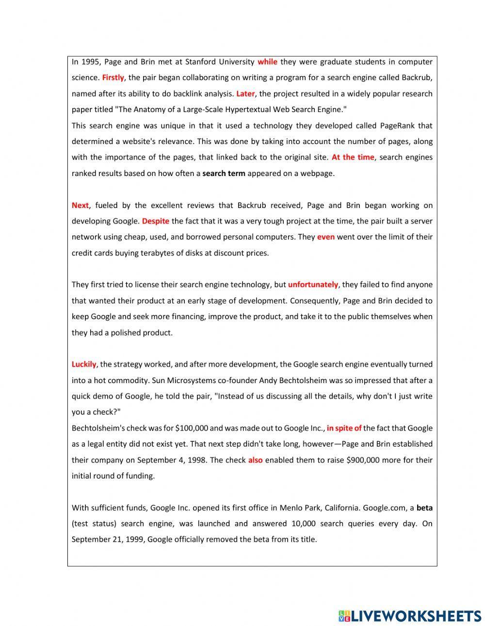 A History of Google and How it Was Invented