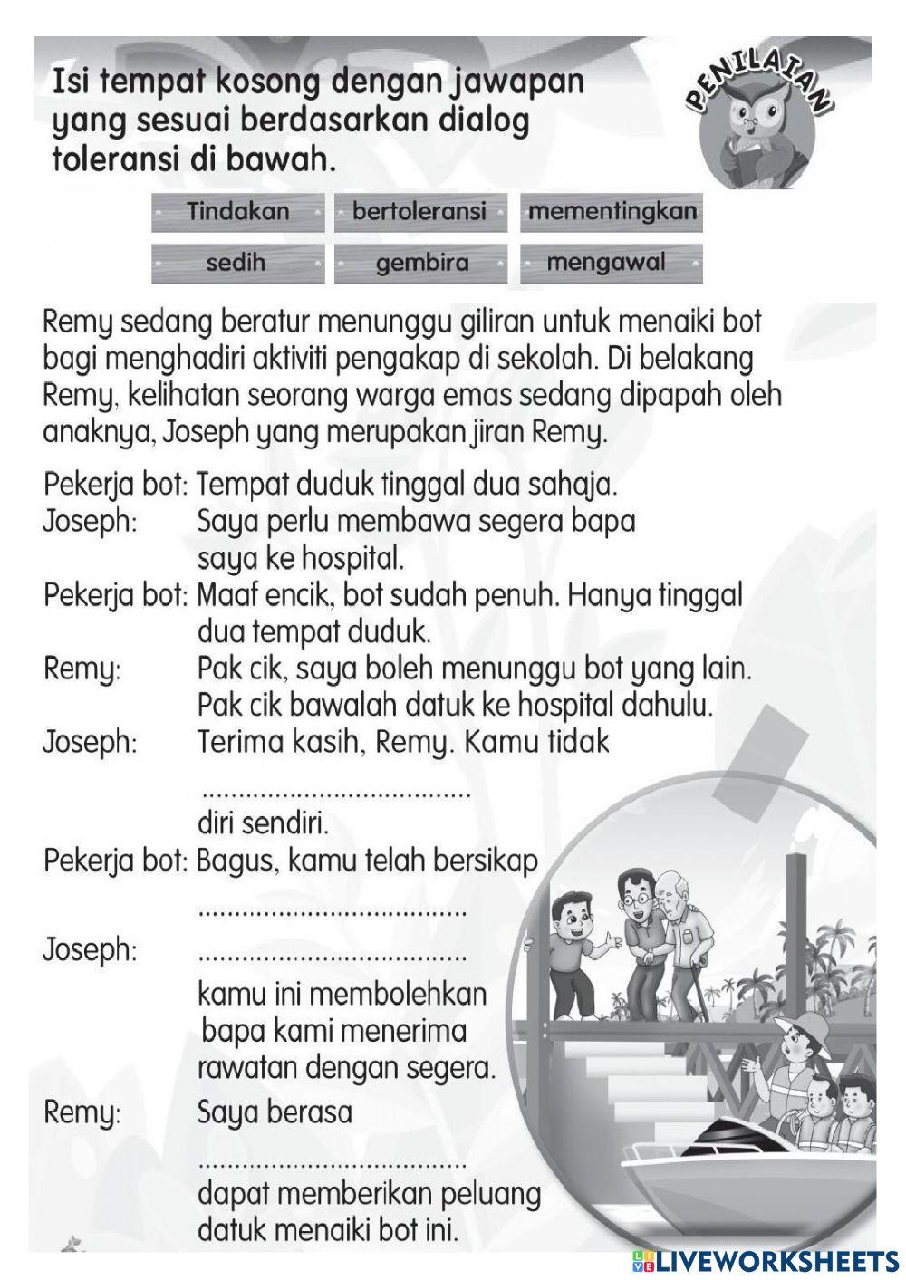 Pendidikan moral - sikap toleransi
