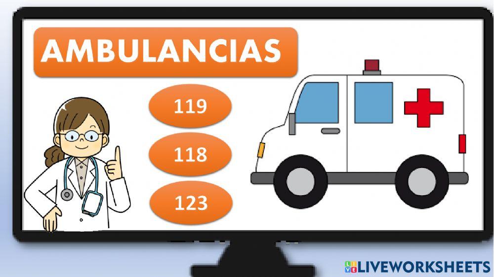 Números de emergencia - Bolivia