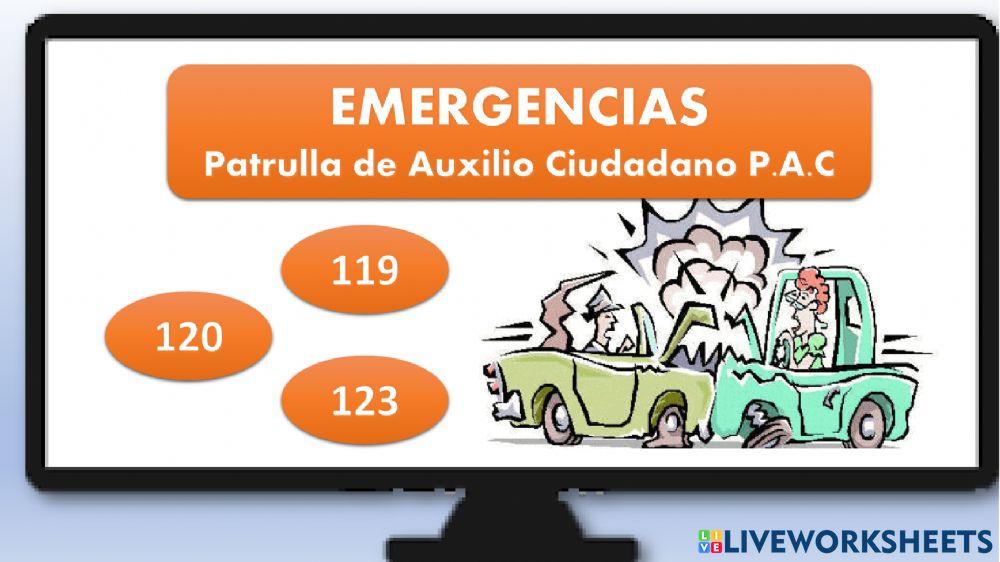 Números de emergencia - Bolivia