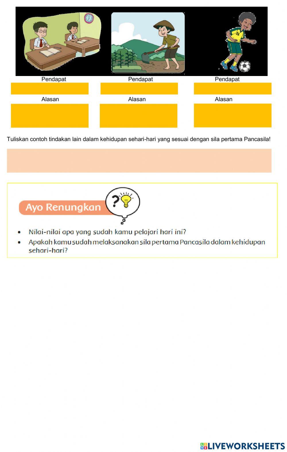 LKPD tema 4 subtema 1 pembelajaran 2