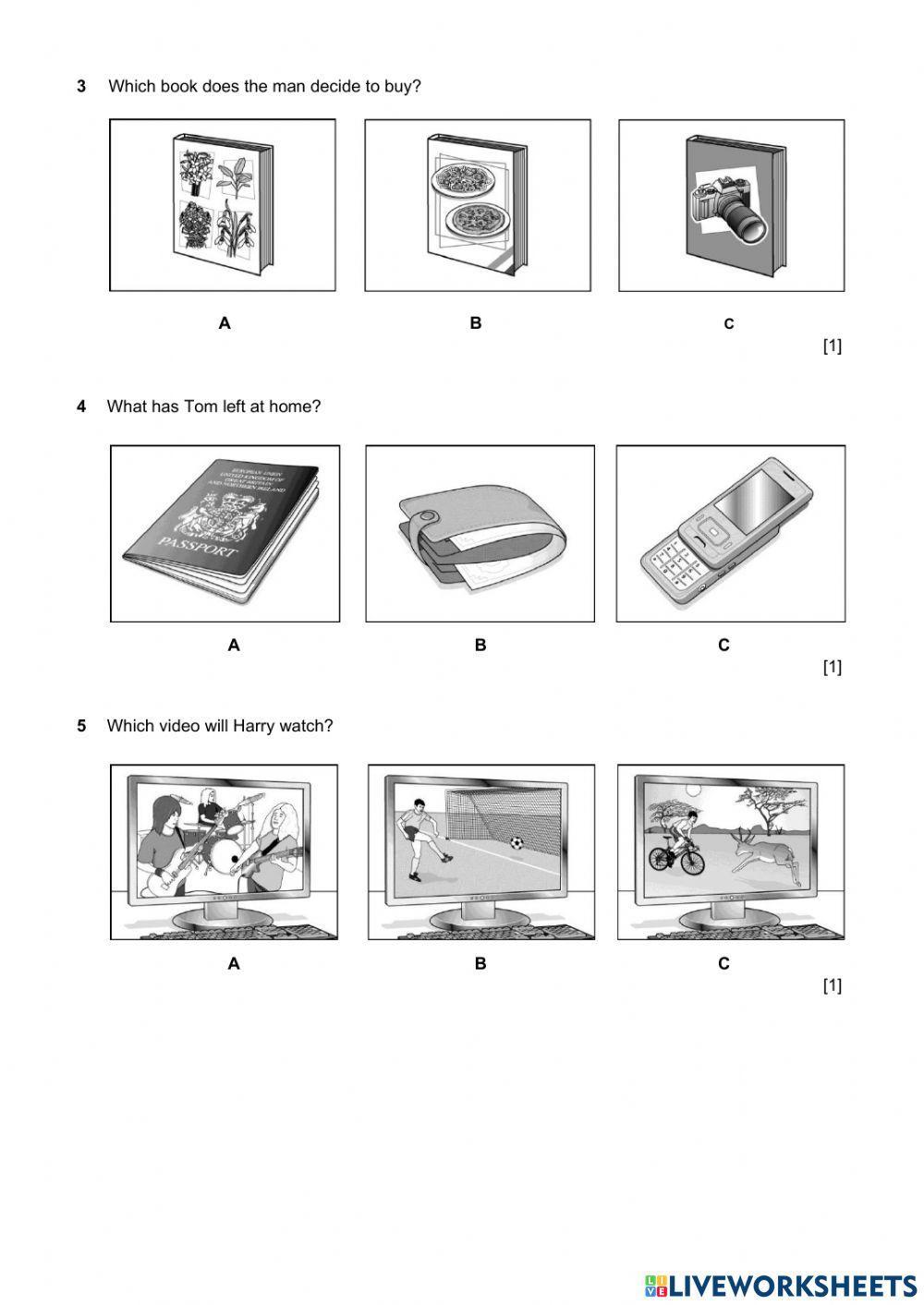 Cambridge Secondary 1 Checkpoint (ESL Listening)