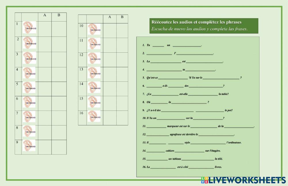 Le monde de l'école