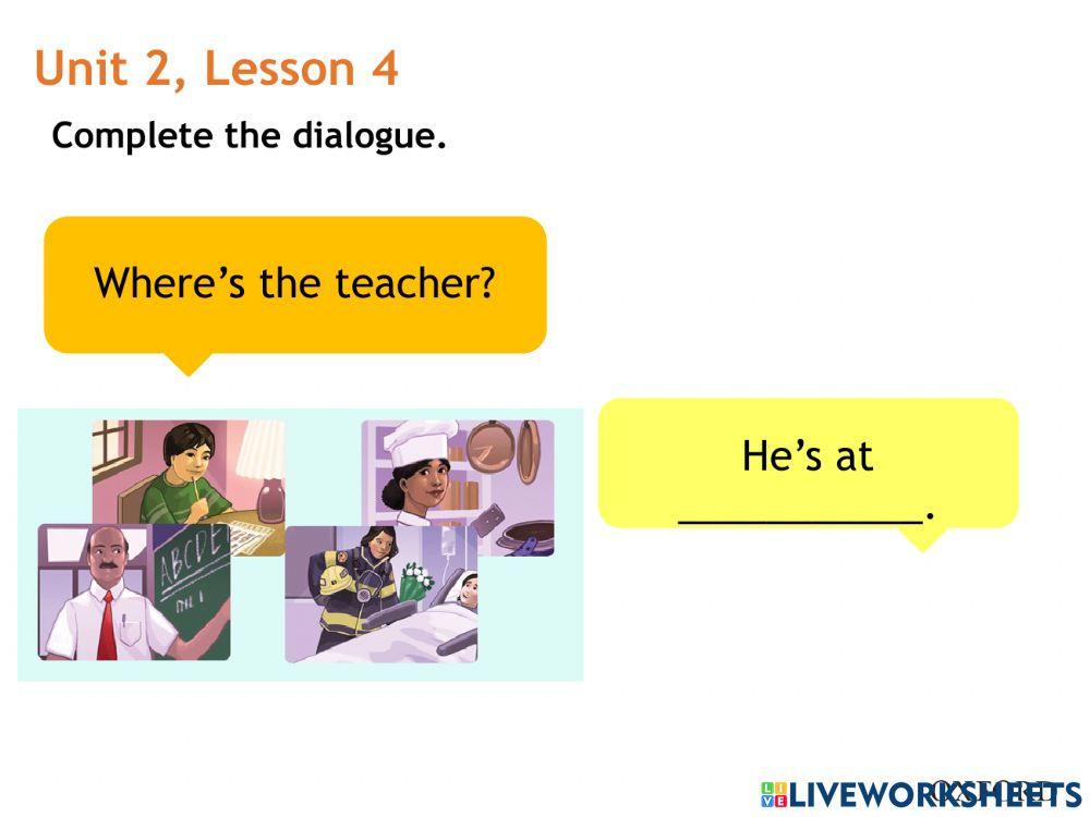 Professions and places