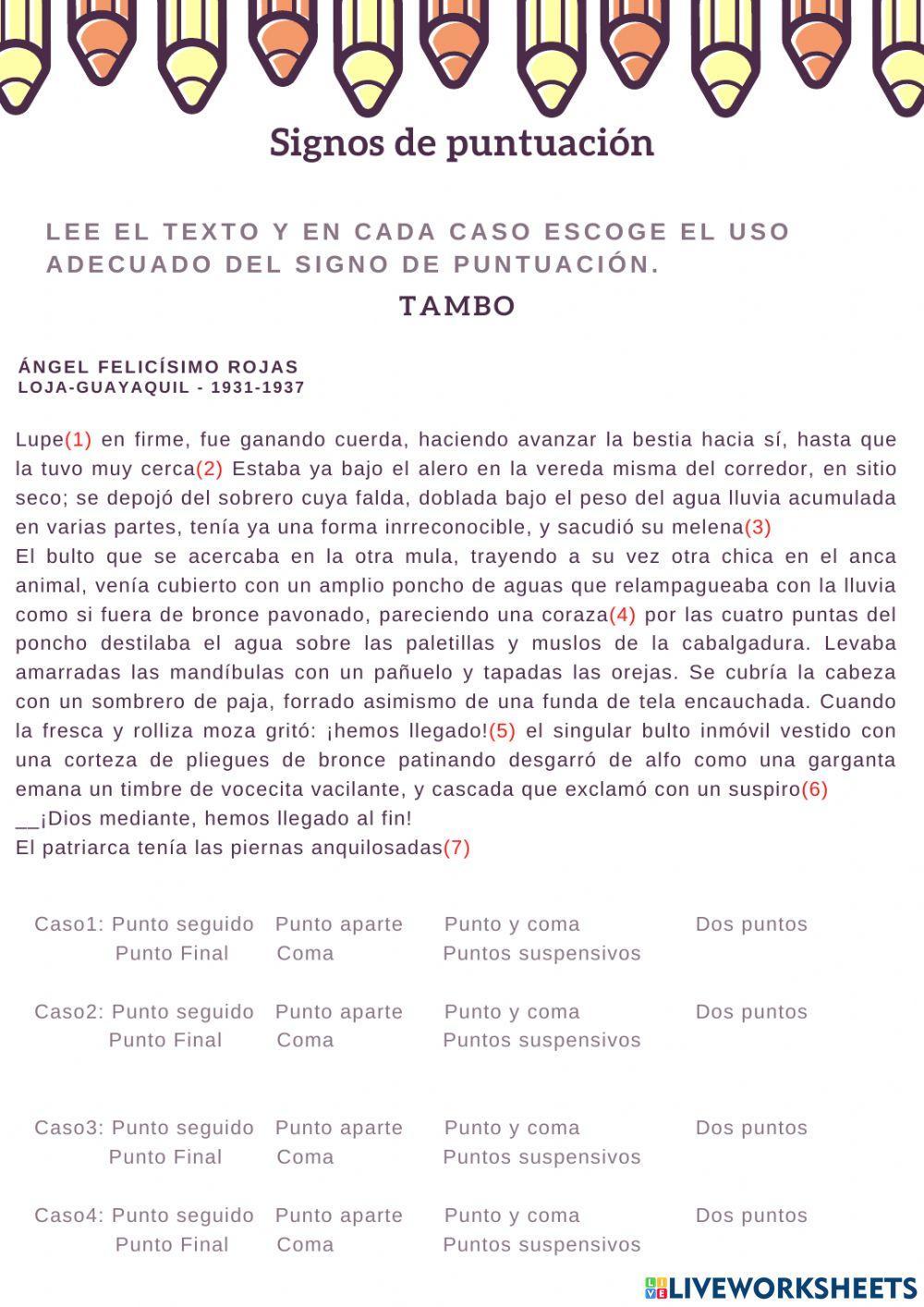 Reglas de Puntuación