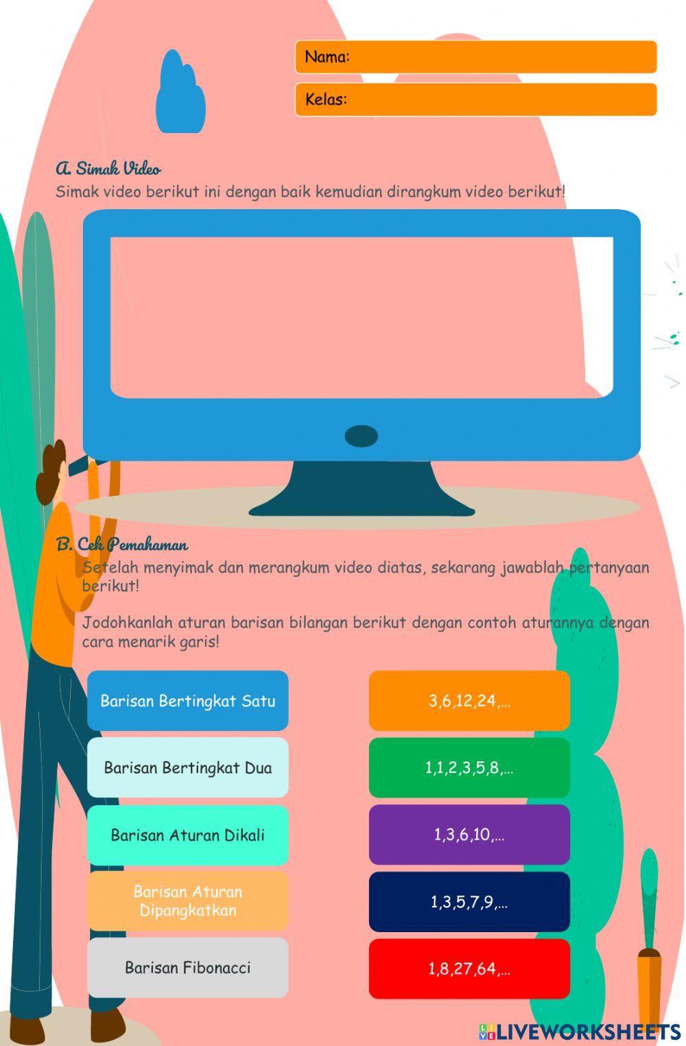 Lkpd pola dan suku-suku barisan bilangan