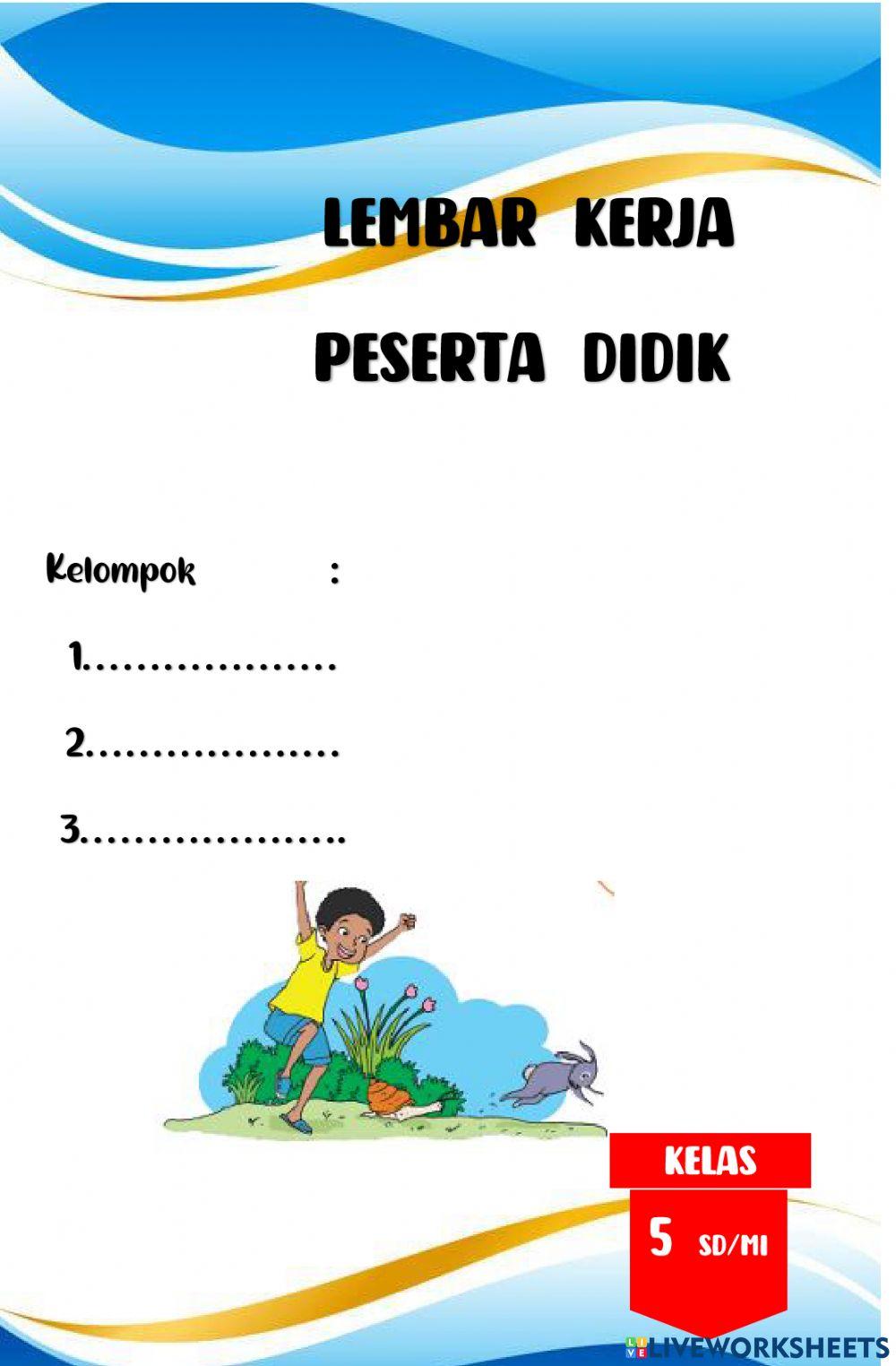 LKPD Tema 1 Subtema 1 Pb. 3 Kelas 5