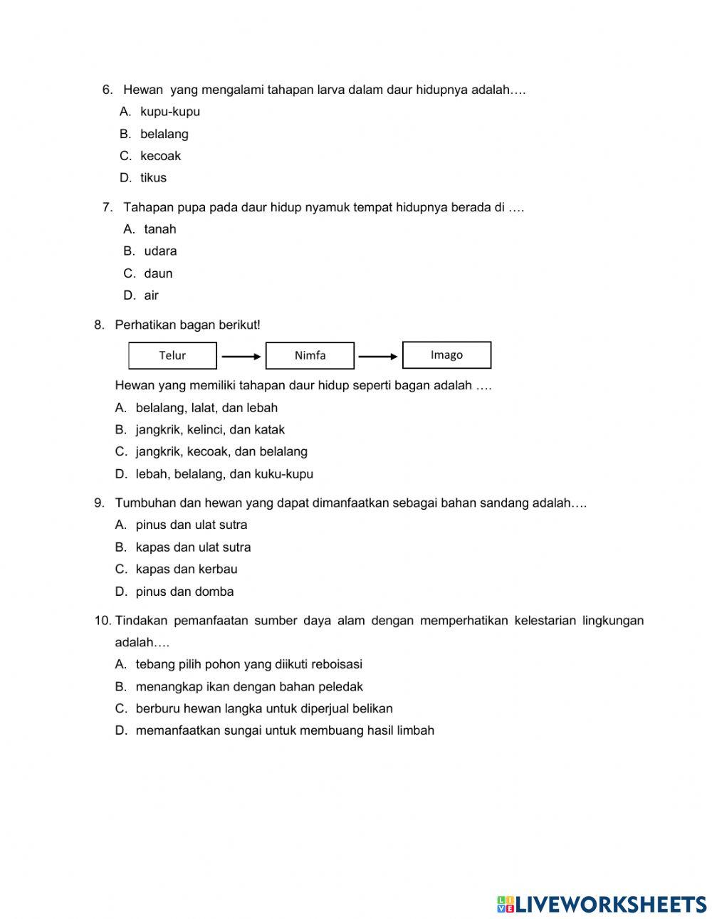 PAS - TKM - PAT Tema 6 Kelas 4 IPA IPS