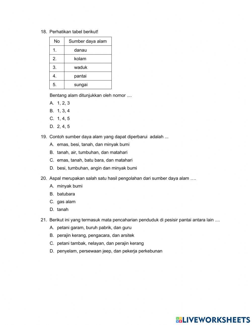 PAS - TKM - PAT Tema 6 Kelas 4 IPA IPS