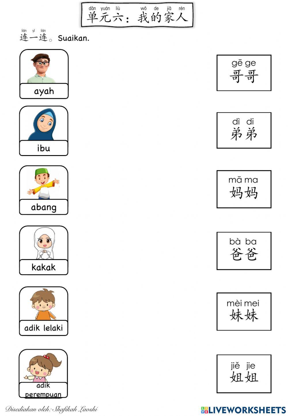 Bcsk t1 单元六 我的家人