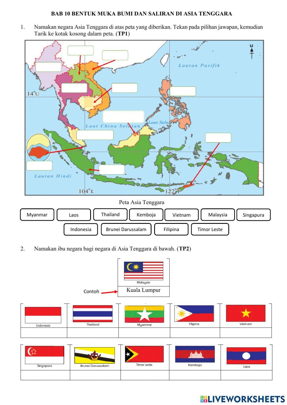 Bab 10 bentuk muka bumi dan saliran di asia tenggara