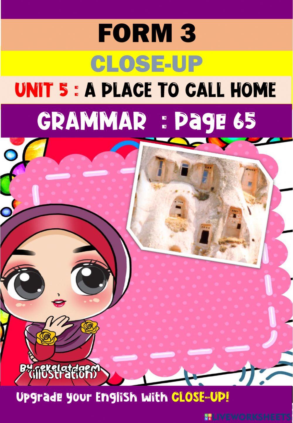 Close-up Unit 5 (page 65: Grammar)