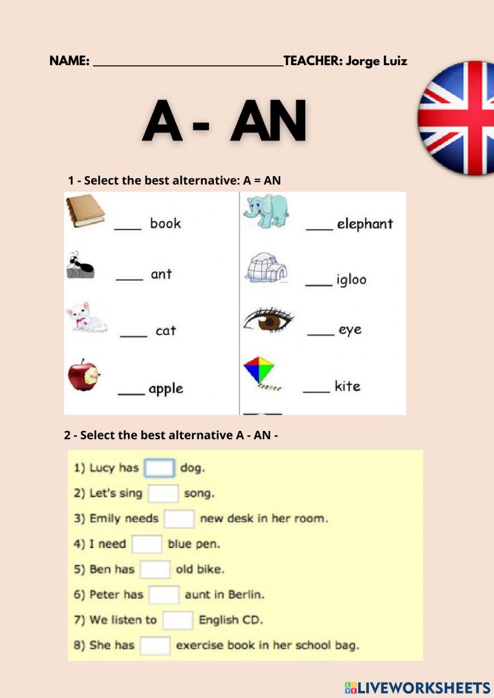 A - an