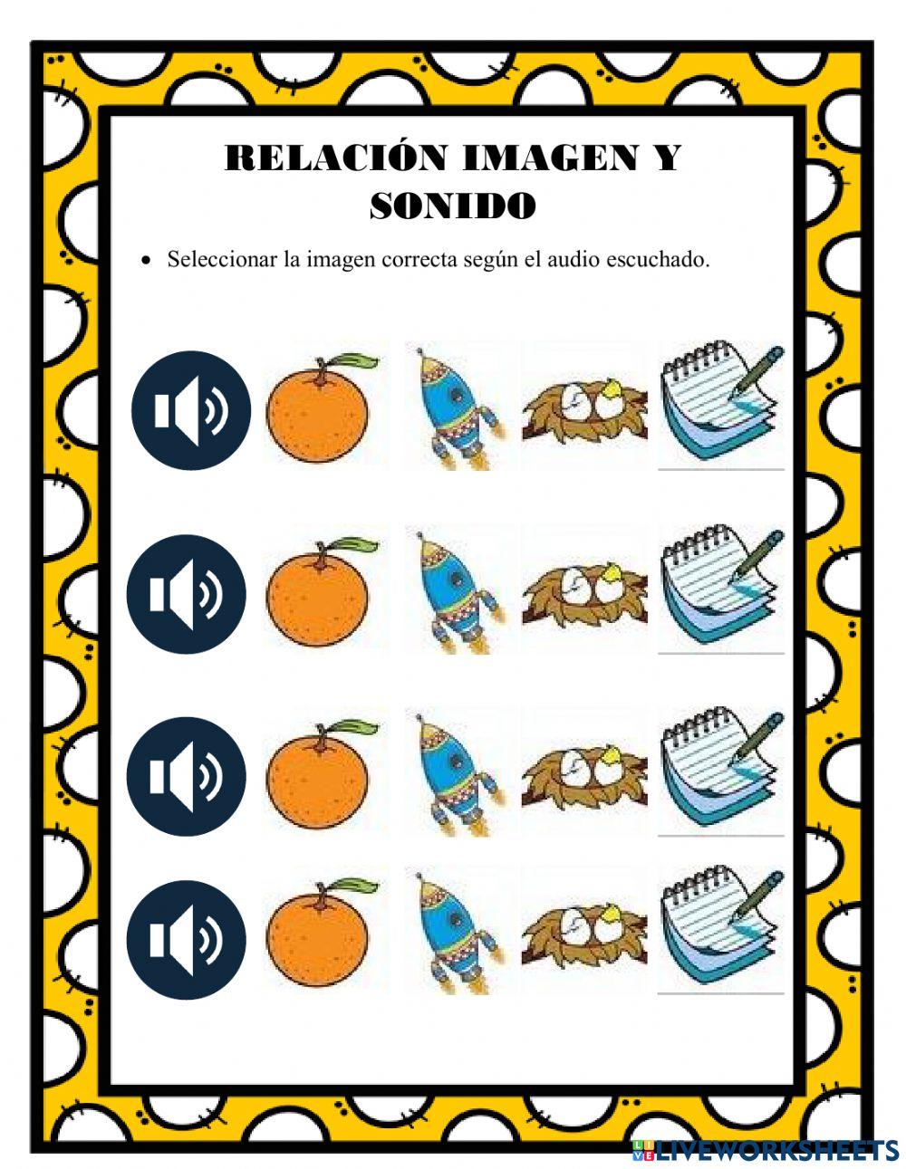 Relación imagen y sonido Tt