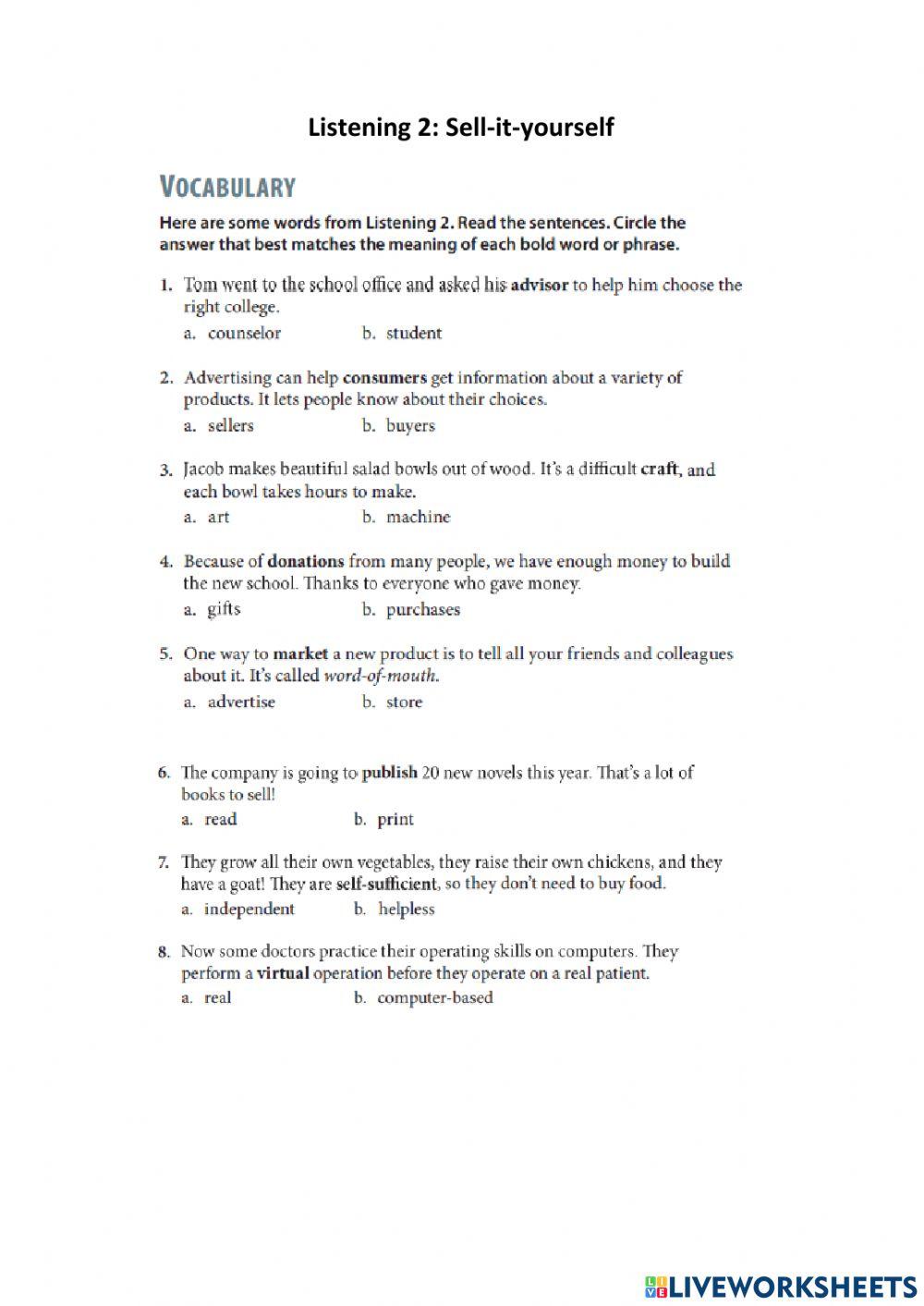 Listening 2: howtoons