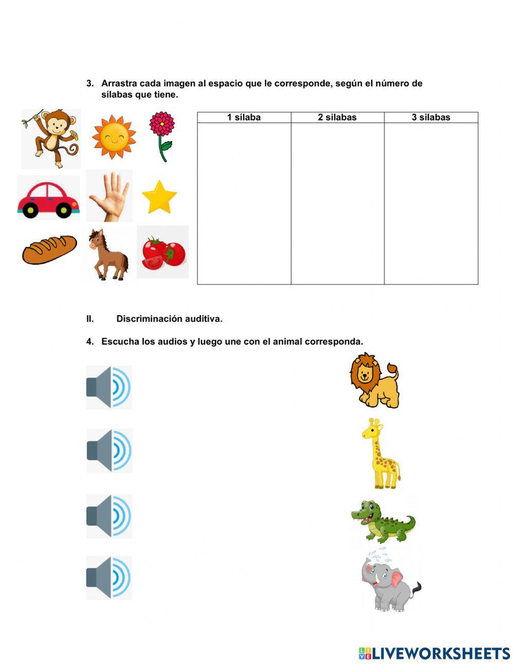 Evaluación de lenguaje