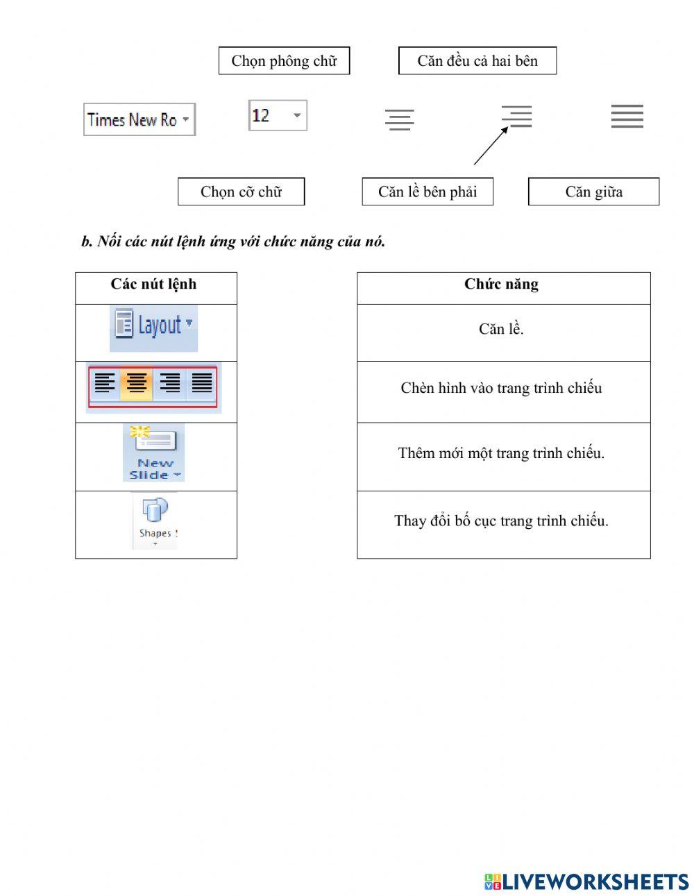 Đề ôn tập môn tin học