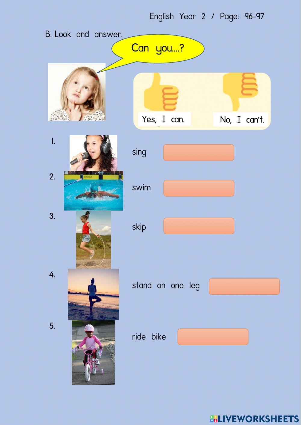 English Year 2 Page 96-97